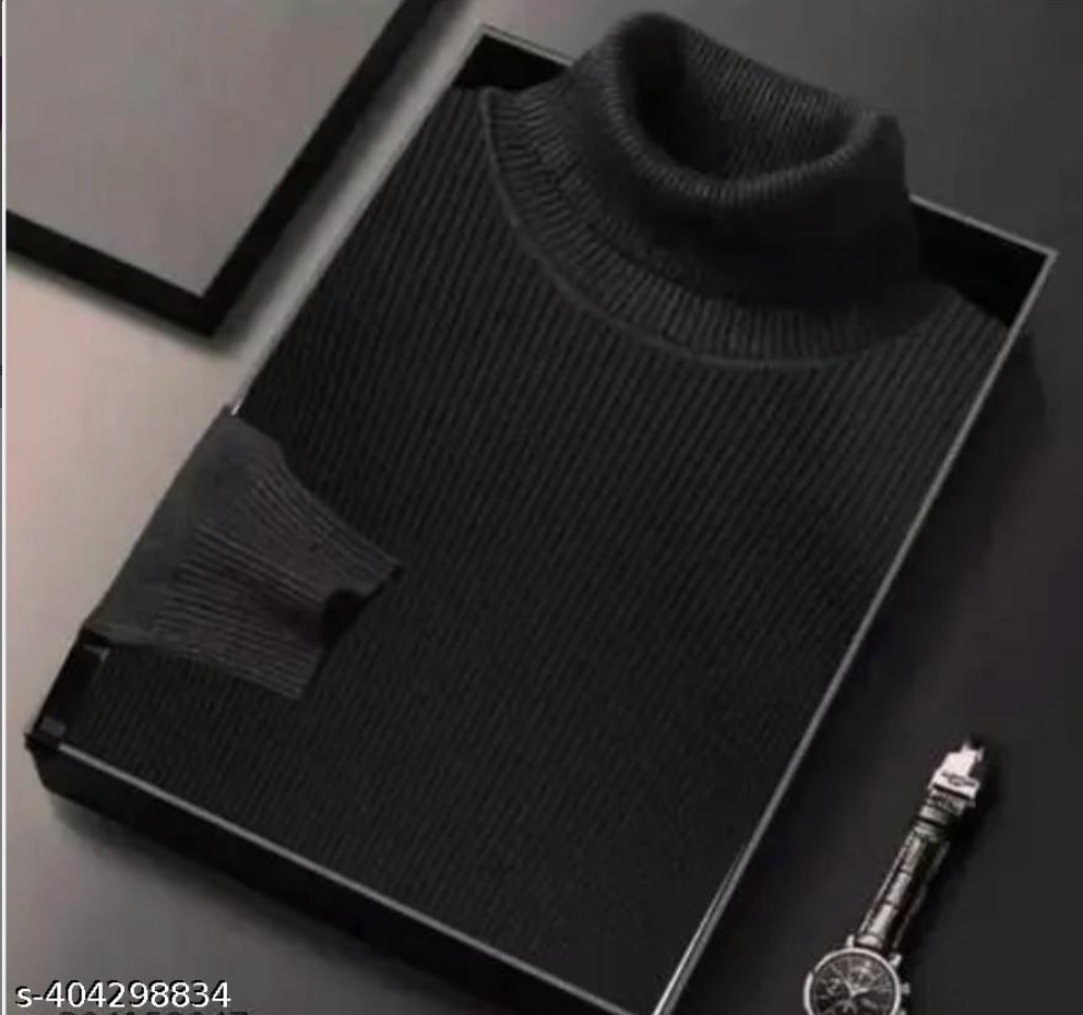 Stylish Trendy Rib Highneck