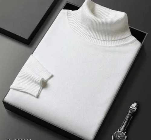 Stylish Trendy Rib Highneck